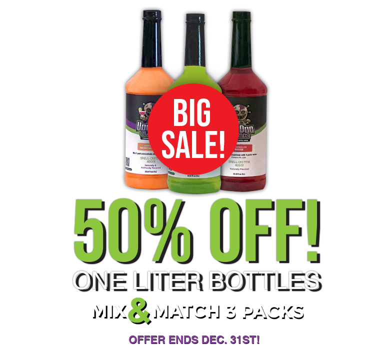 one liter sale bottle text